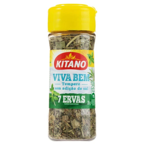 TEMPERO 7 ERVAS KITANO VIVA BEM FRASCO 20G