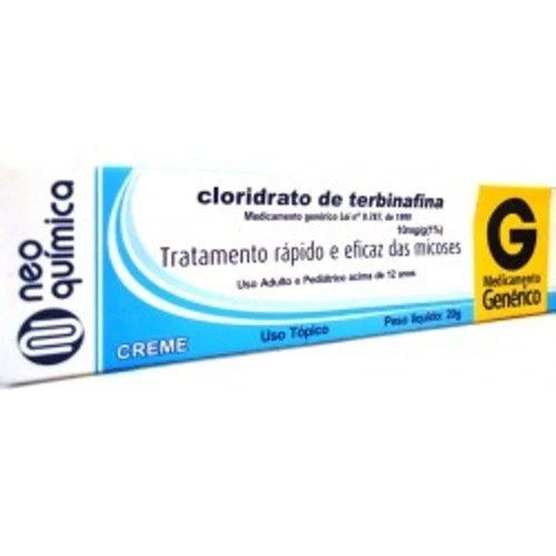 CLORIDRATO DE TERBINAFINA 10MG G GENÉRICO NEO QUÍMICA 20G