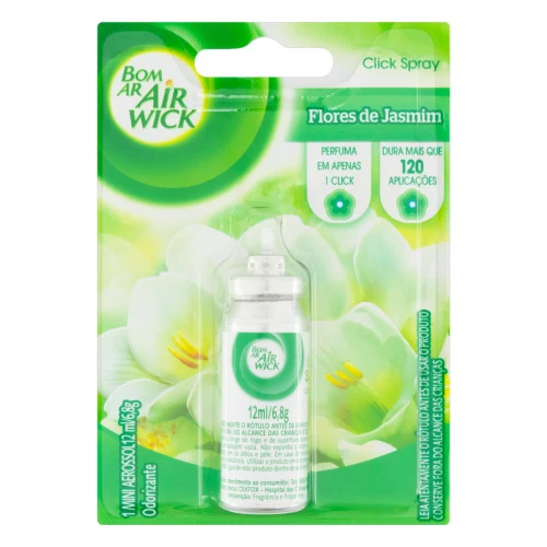 NEUTRALIZADOR DE ODORES JARDIM DE PEÍNIA CLICK SPRAY BOM AR BLISTER 12ML REFIL