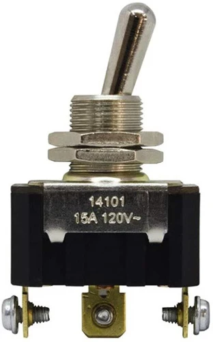 CHAVE 14101 INTERRUPTOR ALAVANCA UNIPOLAR LIGA LIGA 15A 2 POSIÇÕES FIXA MARGIRIUS