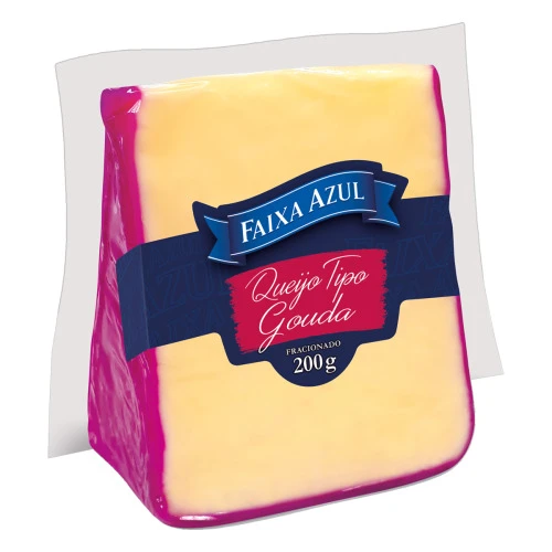 QUEIJO GOUDA FRACIONADO FAIXA AZUL 200G