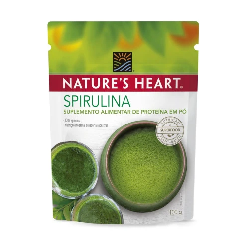 SUPLEMENTO ALIMENTAR NATURES HEART SPIRULINA 100G