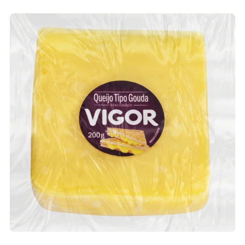 QUEIJO GOUDA FRACIONADO VIGOR 200G