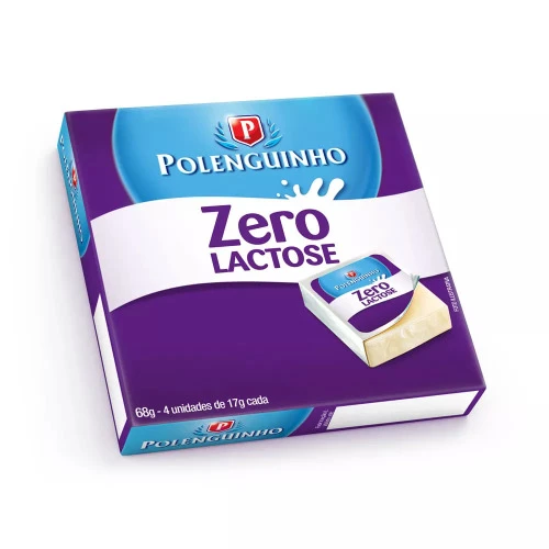 QUEIJO PROCESSADO POLENGUINHO 68G COM 4 ZERO LACTOSE