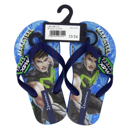 SANDÁLIA INFANTIL AZUL MAX STEEL IPANEMA Nº 23 24