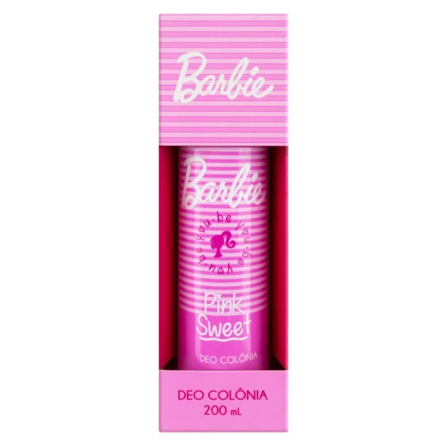 DEO COLÔNIA PINK SWEET BARBIE NUTRIEX MARCAS TEENS CAIXA 200ML
