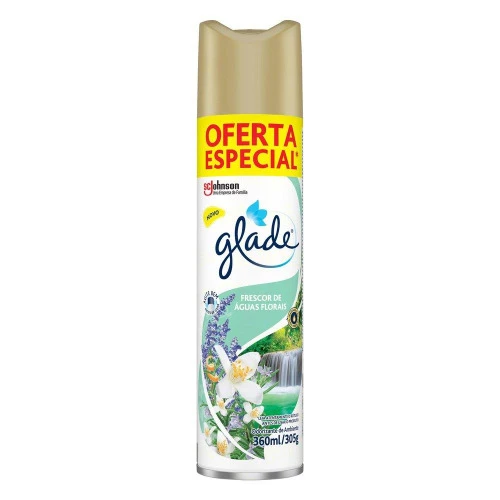 DESODORIZADOR GLADE AEROSSOL FRESCOR DE ÁGUAS FLORAIS 360ML OFERTA ESPECIAL