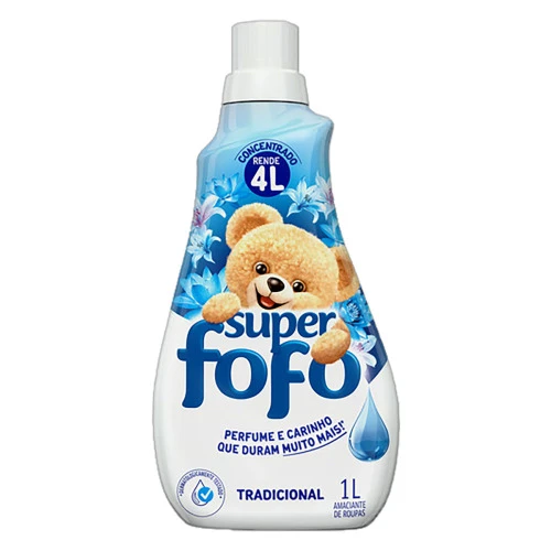 AMACIANTE DE ROUPA CONCENTRADO TRADICIONAL FOFO FRASCO 1L
