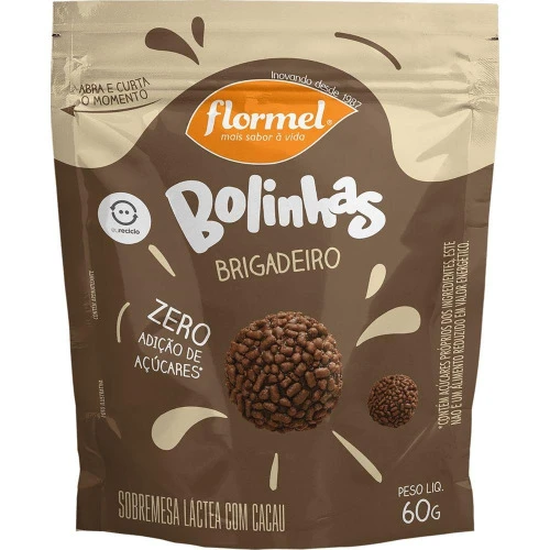 BOLINHA DE BRIGADEIRO 60GR - FLORMEL