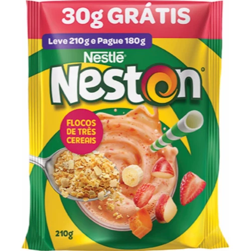 NESTON 3 CEREAIS LEVE 210G PAGUE 180G