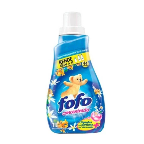 AMACIANTE DE ROUPAS CONCENTRADO TRADICIONAL FOFO 1 LITRO
