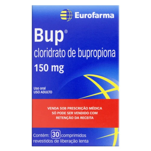 BUP 150MG EUROFARMA CAIXA 30 COMPRIMIDOS REVESTIDOS