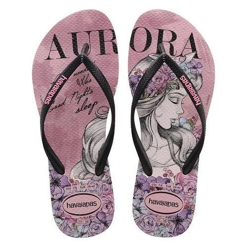SANDALIA HAVAIANAS SLIM PRINCESAS ROSA PASTEL 37 8