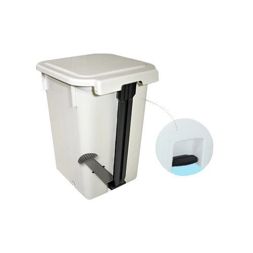 CESTO 15LT BRANCO COM PEDAL CP15BR BRALIMPIA