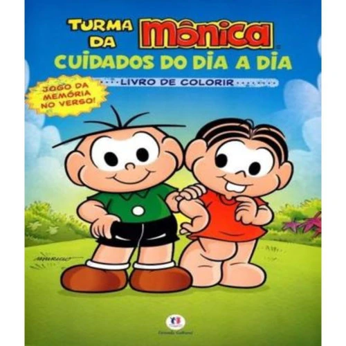 LIVRO DE COLORIR TURMA DA MÔNICA