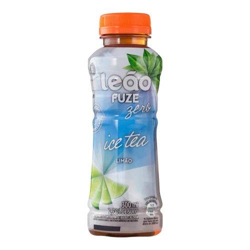 CHÁ PRETO LIMÃO LEÇÕ FUZE ZERO GARRAFA 300ML
