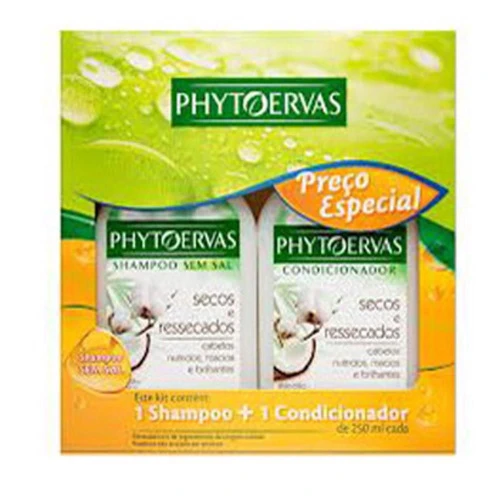 KIT PHITOERVAS SHAMPOO CONDICIONADOR SECOS E RESSECADOS