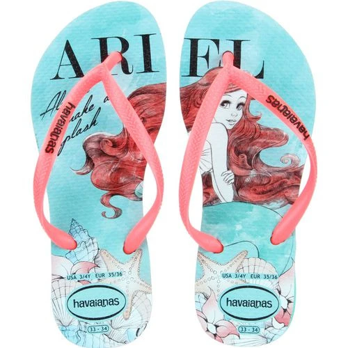 SANDALIA HAVAIANAS SLIM PRINCESAS ROSA PASTEL 39 0