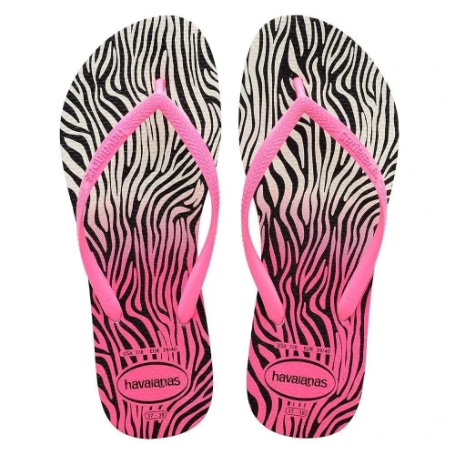 SANDALIA HAVAIANAS SLIM ANIMALS BCO MARAV