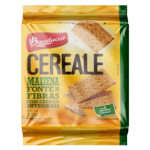 BISCOITO MAISENA BAUDUCCO CEREALE PACOTE 120G