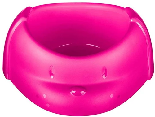 COMEDOURO CÃO PLÁSTICO 650ML SANREMO PARA CÃES ROSA