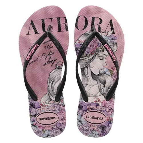 SANDALIA HAVAIANAS SLIM PRINCESAS ROSA PASTEL
