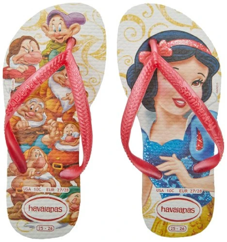 SANDALIA HAVAIANAS KIDS S PRINCESS BCO ROSA