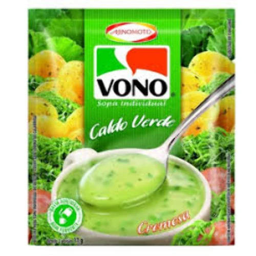 SOPA INDIVIDUAL CREMOSA CALDO VERDE VONO PACOTE 17G