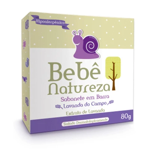 SABONETE LAVANDA DO CAMPO 80GR BEBÊ NATUREZA