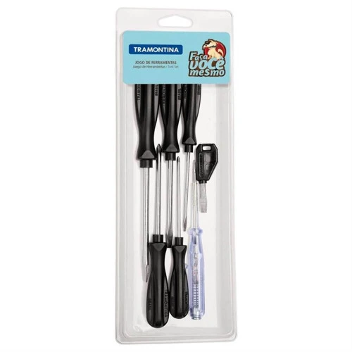 JOGO TRAMONTINA FERRAMENTAS 7PCS