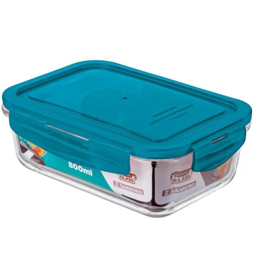 POTE VIDRO SANREMO 800ML VERDE