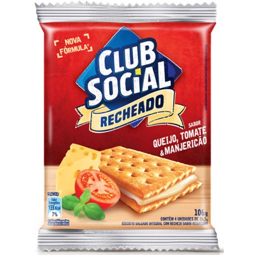 CLUB SOCIAL RECHEADO TOMATE QUEIJO R
