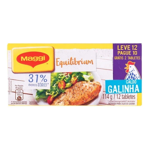 CALDO MAGGI 114G EQUILIBRIUM GALINHA L12P10