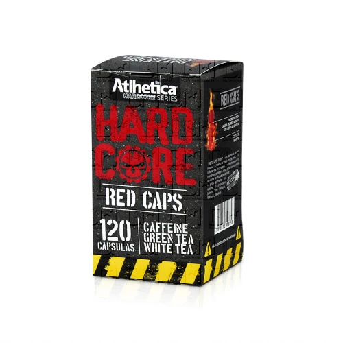 HARDCORE RED CAPS 120 CÁPSULAS ATLHETICA NUTRITION