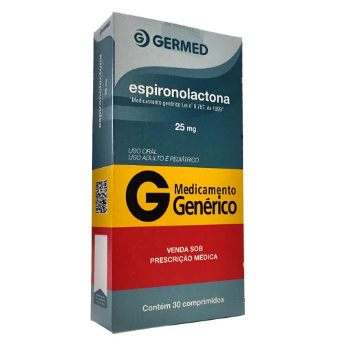 ESPIRONOLACTONA 25 MG 30 COMPRIMIDOS GERMED GENÉRICO