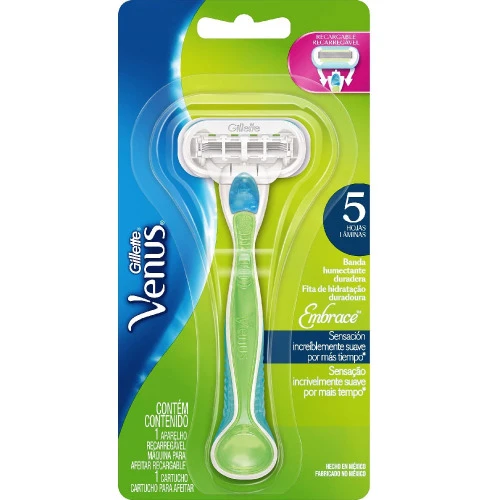 APARELHO DE DEPILAÇÃO GILLETTE VENUS SYSTEM EMBRACE