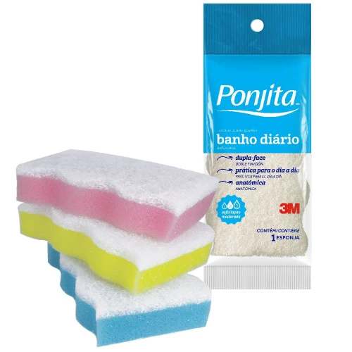 ESPONJA DE BANHO PONJITA 3M DIÁRIO
