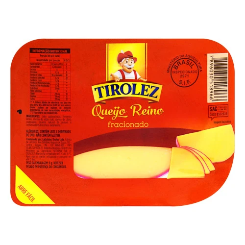 QUEIJO REINO FRACIONADO TIROLEZ