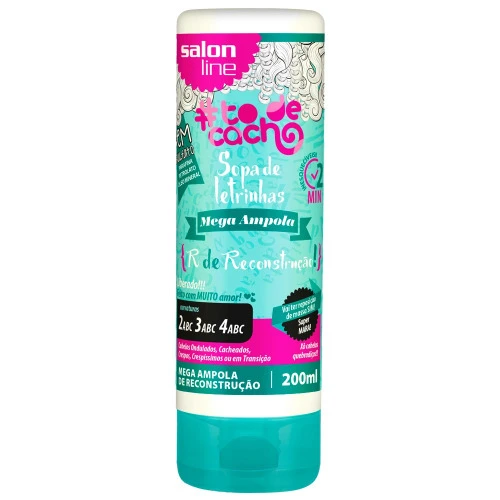 MEGA AMPOLA SALON LINE SOPA DE LETRINHAS RECONSTRUÇÃO 200ML
