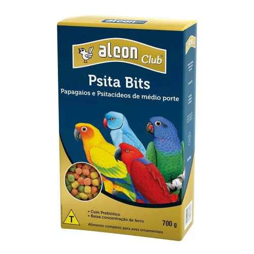 RAÇÃO ALCON PÁSSAROS PSITACÍDEOS BITS