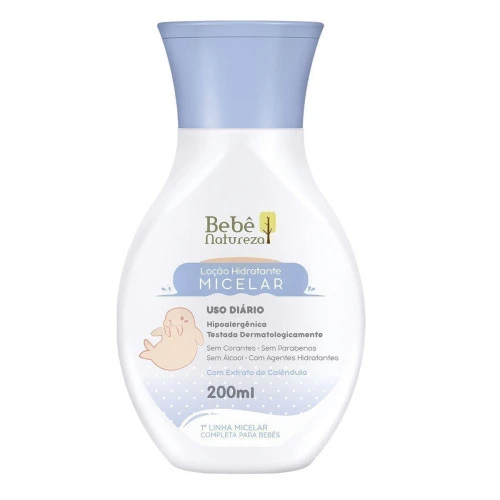 LOÇÃO HIDRATANTE MICELAR BEBÊ NATUREZA 200ML