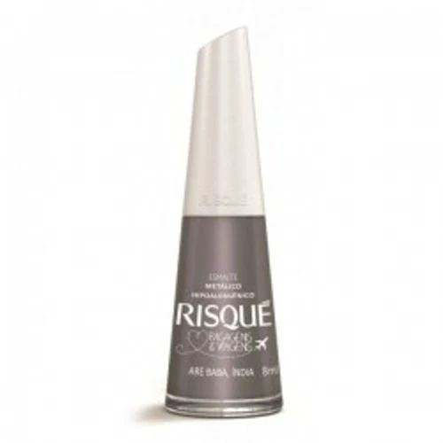 ESMALTE RISQUÉ BAGAGENS E VIAGENS METÁLICO ARE BABA ÍNDIA 8ML