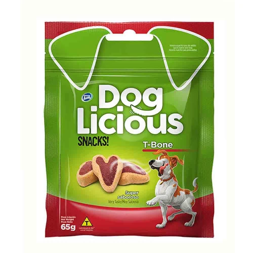 PETISCO DOGLICIOUS SNACKS T-BONE 65G