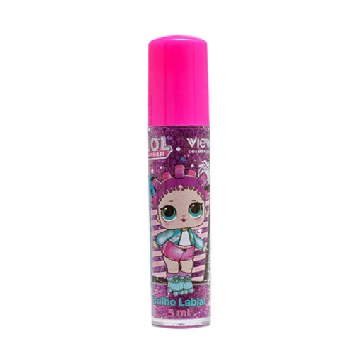 DISPLAY COM 30 PCS BRILHO LABIAL INFANTIL LOL