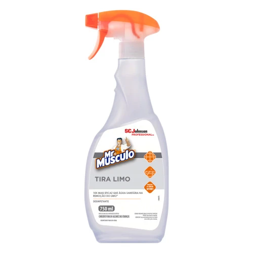 DESINFETANTE TIRA LIMO MR MÁSCULO PROFESSIONAL FRASCO 750ML BORRIFADOR