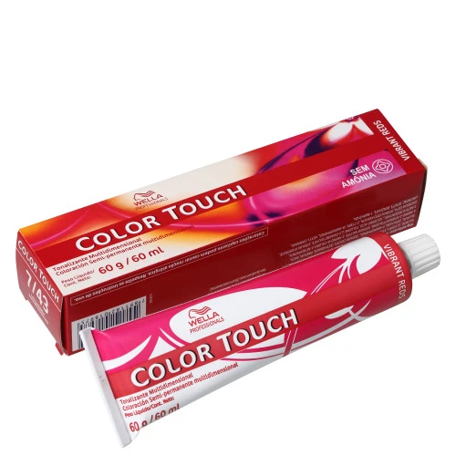TONALIZANTE COLOR TOUCH WELLA LOURO MÉDIO VERMELHO DOURADO 7 43 COM 60G