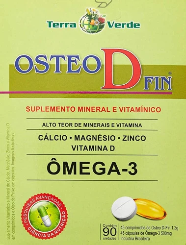 OSTEO D FIN 90 UNIDADES TERRA VERDE