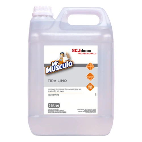 DESINFETANTE TIRA LIMO MR MÁSCULO PROFESSIONAL GALÃO 5L