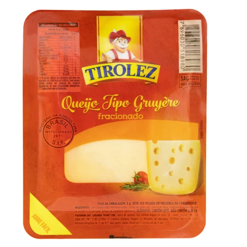 QUEIJO GRUYÈRE FRACIONADO TIROLEZ