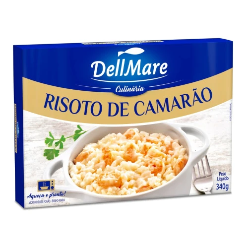 KIT RISOTO DE CAMARÃO DELLMARE 340G
